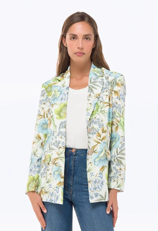 Bigger Savings, Better Shopping!Classic Printed Blazer