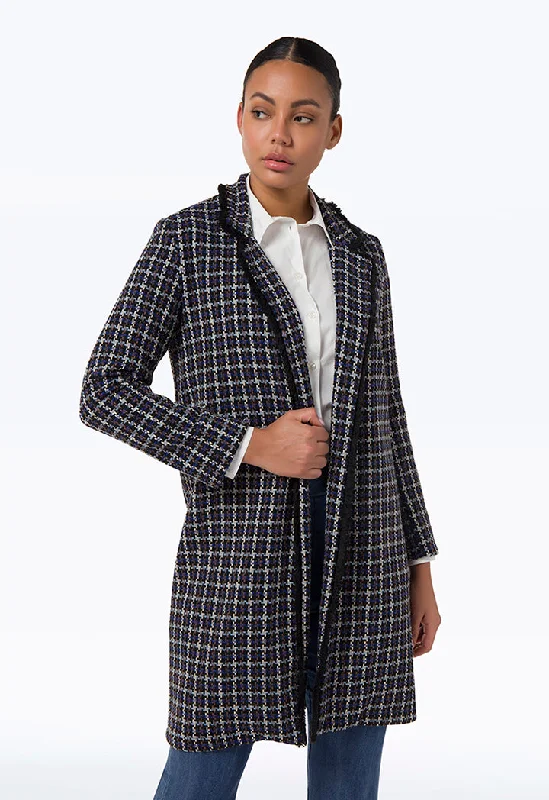 Hurry! While Supplies Last!Two Toned Classic Lapel Blazer