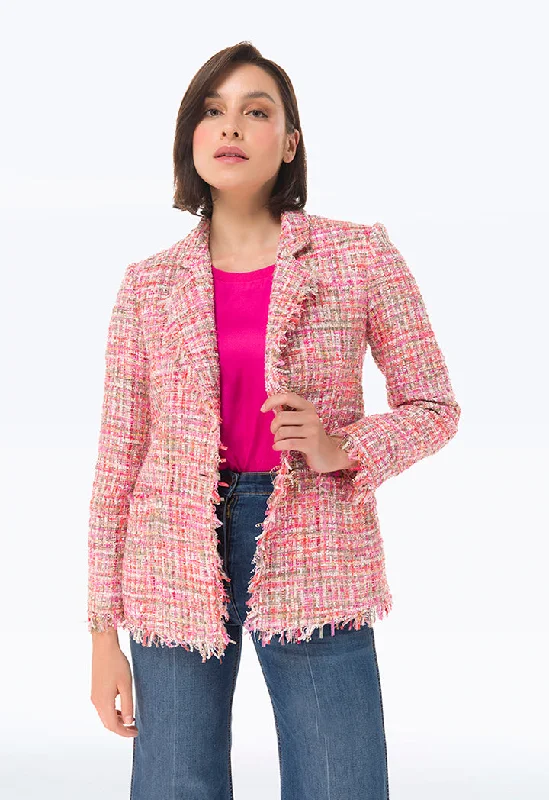 Your Dream Deal is Here!Tweed Blazer With Front Pockets
