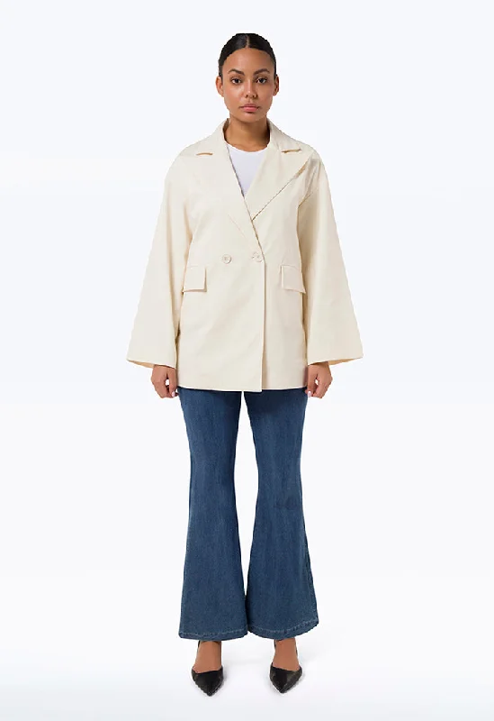 Special Discounts Inside!Notch Lapel Collared Double Breasted Blazer - Work Style