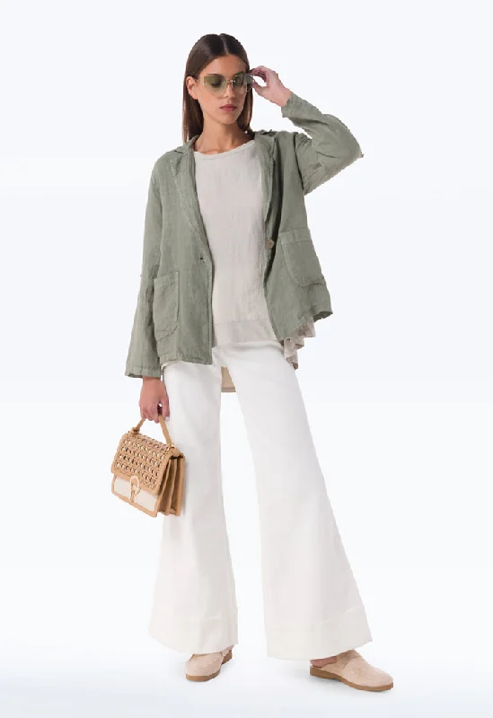 Lowest Prices Guaranteed!Textured Linen Light Blazer
