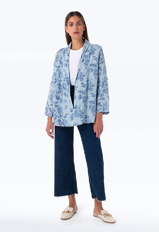 Today Only – Don’t Miss It!Shawl Lapel Floral Blazer