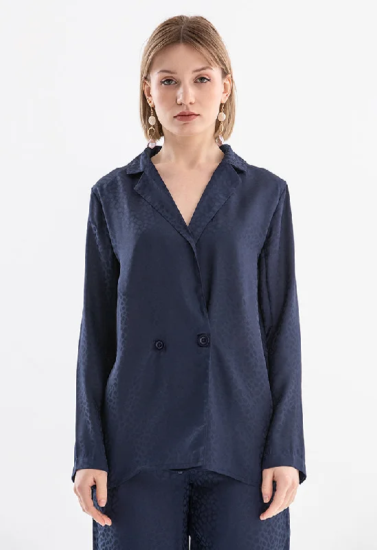 Time to Snag a Bargain!Single Breast Tiger Print Blazer