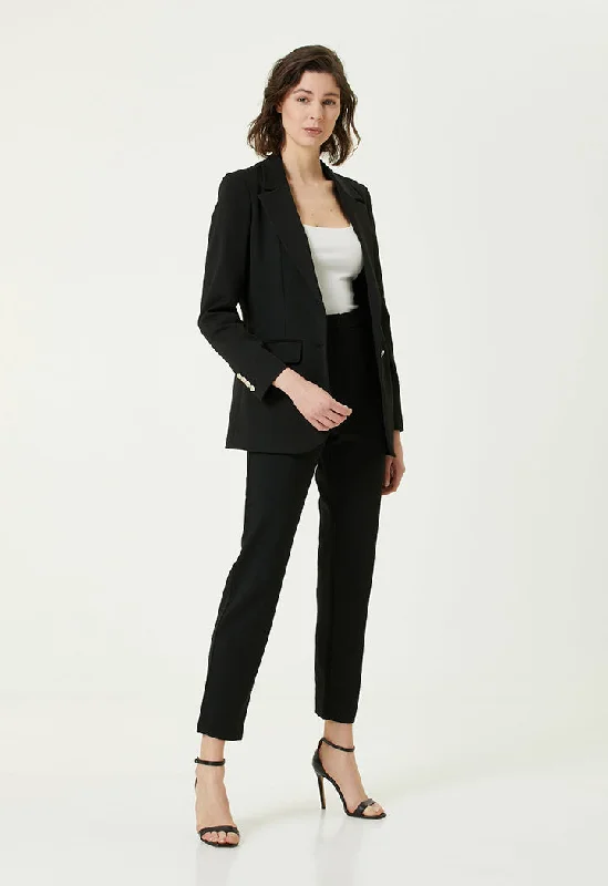 Shop Smart, Save Big!Collection Butterfly Collar Blazer Black
