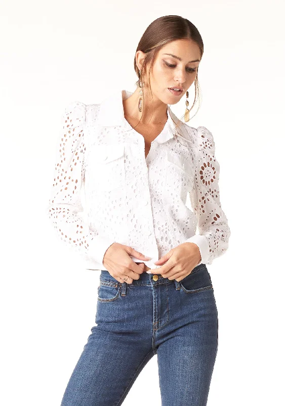 Don't Miss Out!Averill Eyelet Jacket