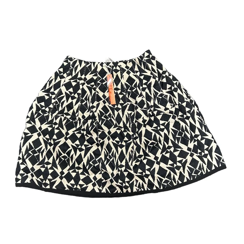 Bigger Savings, Better Shopping!Black & Cream Skirt Mini & Short Esley, Size S