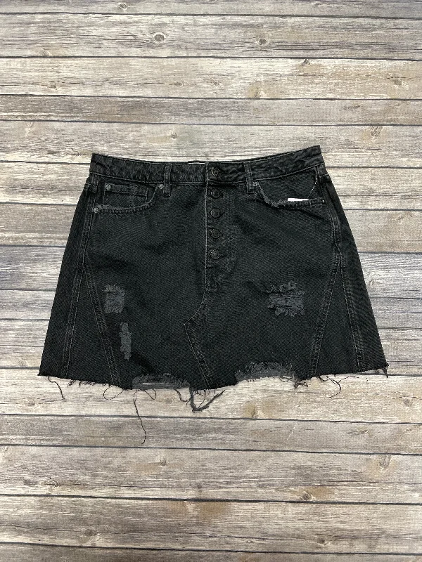 Your Exclusive Offer Awaits!Black Denim Skirt Mini & Short We The Free, Size 12
