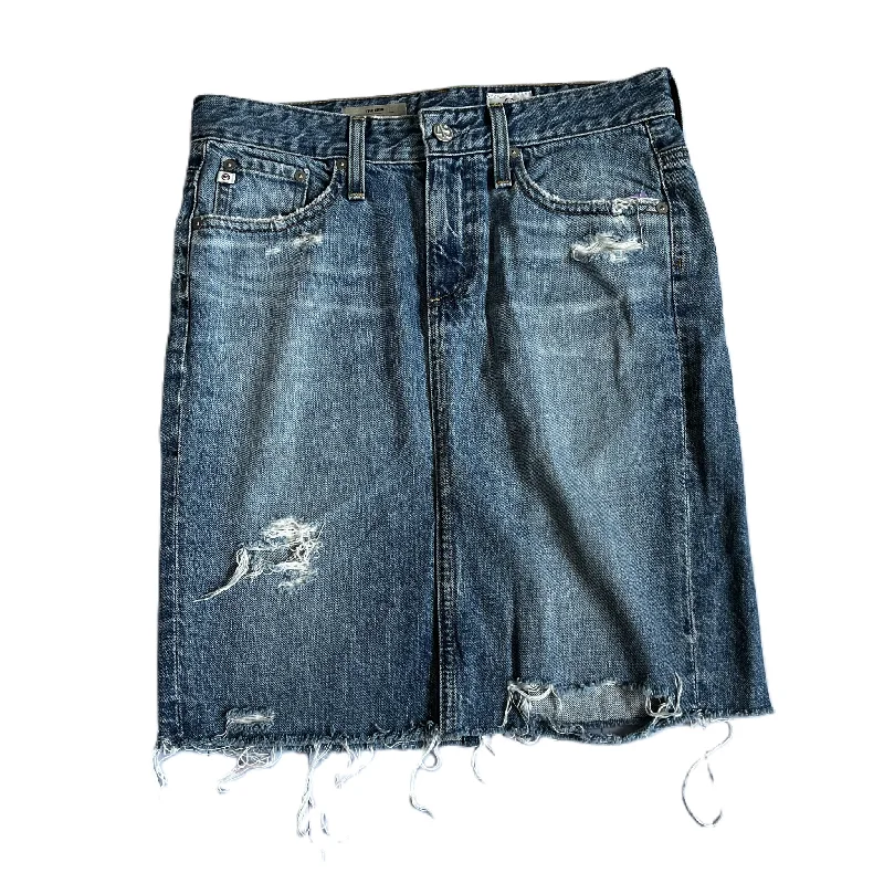 Your Exclusive Offer Awaits!Blue Denim Skirt Midi By Adriano Goldschmied, Size: 4