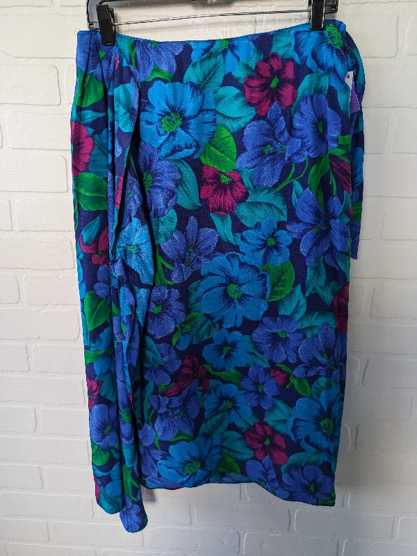 Mega Sale Happening Now!Blue & Green Skirt Midi Liz Claiborne, Size 12