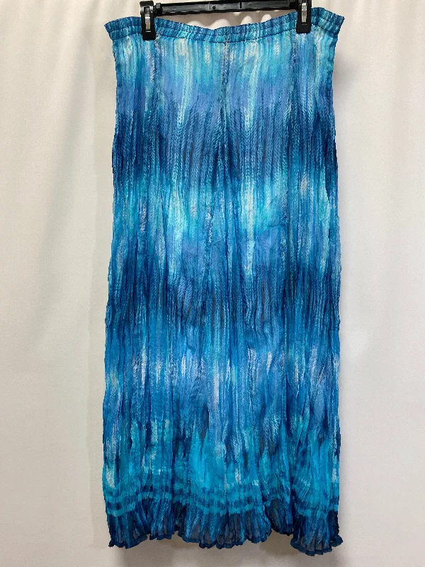 Stock Up and Save!Blue Skirt Maxi Chicos, Size Xl