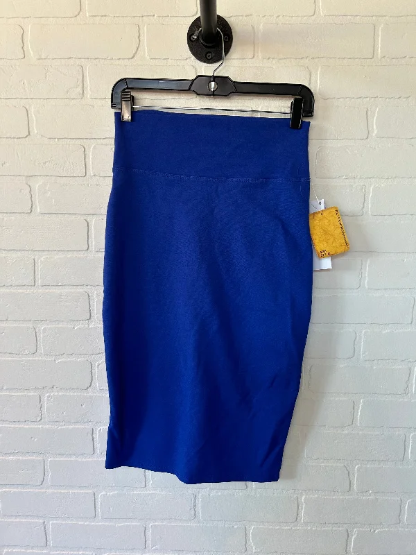 Special Discounts Inside!Blue Skirt Midi Hybrid & Company, Size 8