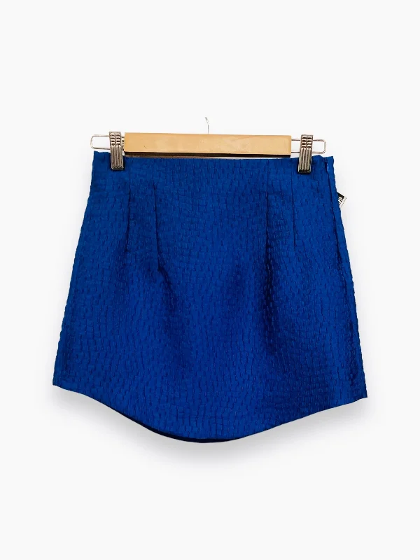 Everything Must Go!Blue Skirt Midi Zara, Size S