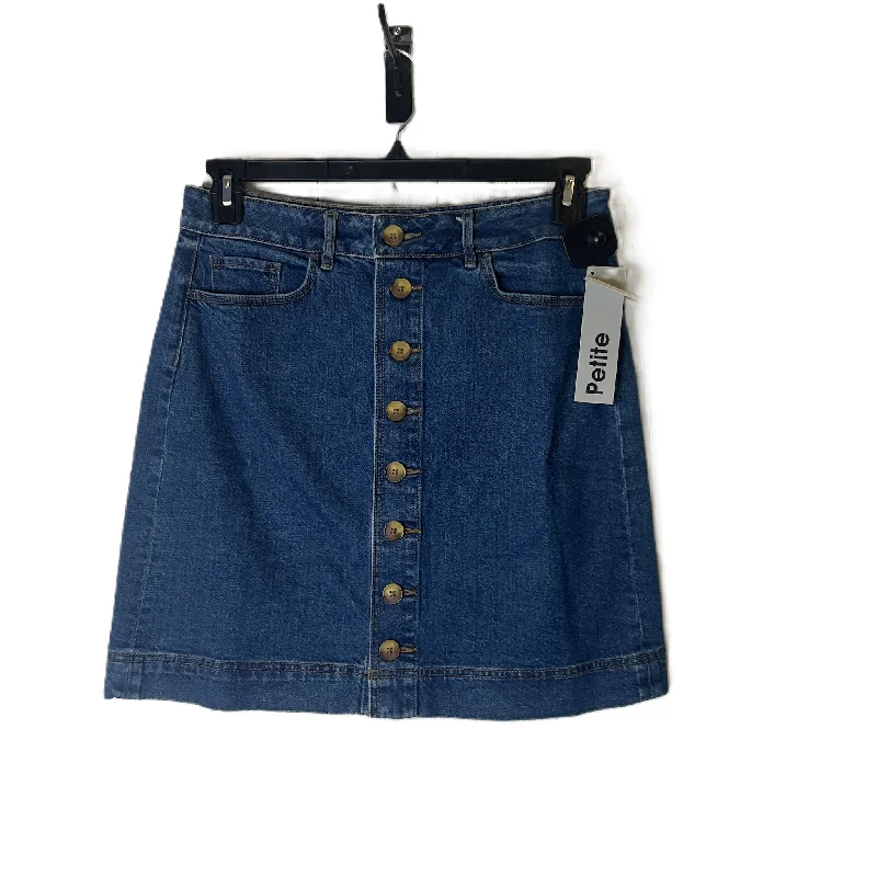 Shop the Hottest Deals!Blue Skirt Mini & Short By Loft, Size: 8petite