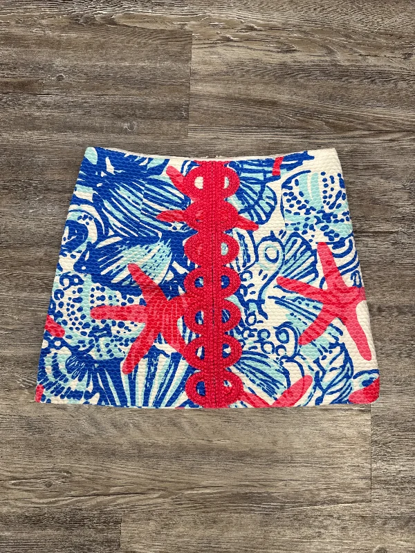 Flash Deals – Act Quickly!Blue & White Skirt Mini & Short Lilly Pulitzer, Size 4