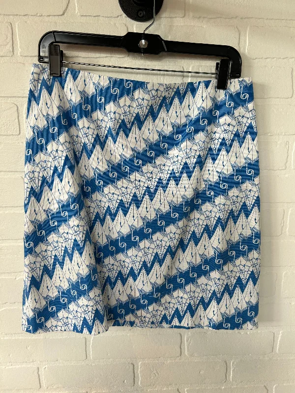 Everything Must Go!Blue & White Skirt Mini & Short Talbots, Size 10petite
