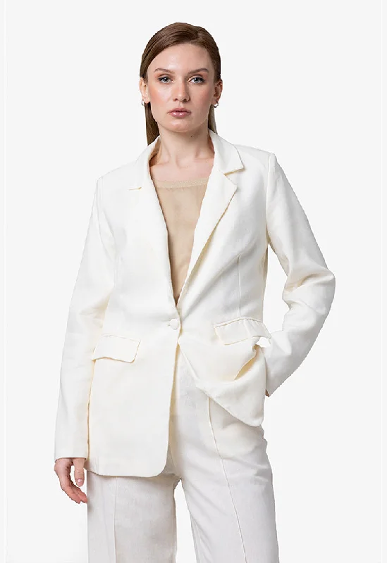 One Day Only – Huge Savings!Classic Solid Single Breast Blazer