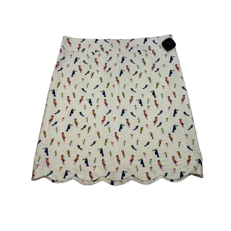 Huge Savings – Act Now!Cream & Pink Skirt Mini & Short Talbots, Size 6