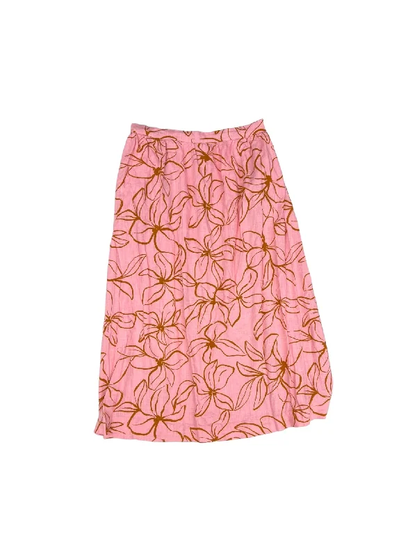 Don't Miss Out!Floral Print Skirt Midi PETAL + PUP, Size Xl