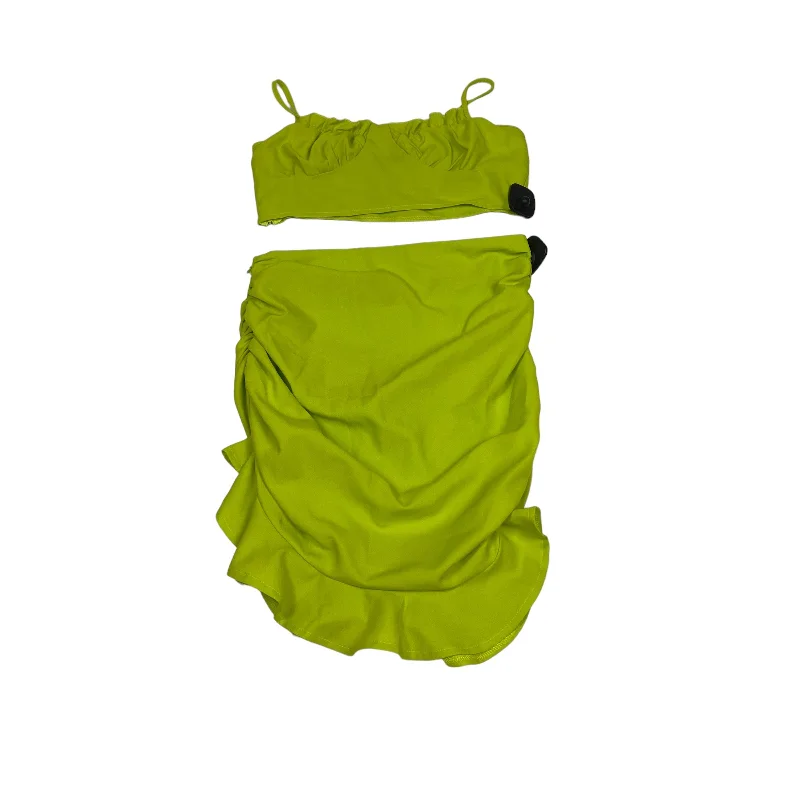Flash Deals – Act Quickly!Green Skirt Set 2pc Shein, Size S