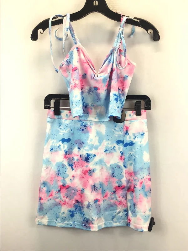 Shop More, Spend Less!Multi-colored Skirt Set 2pc Shein, Size S