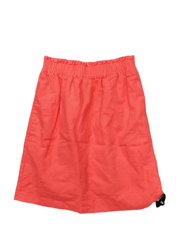Incredible Savings Inside!Orange Skirt Mini & Short J. Crew, Size 00