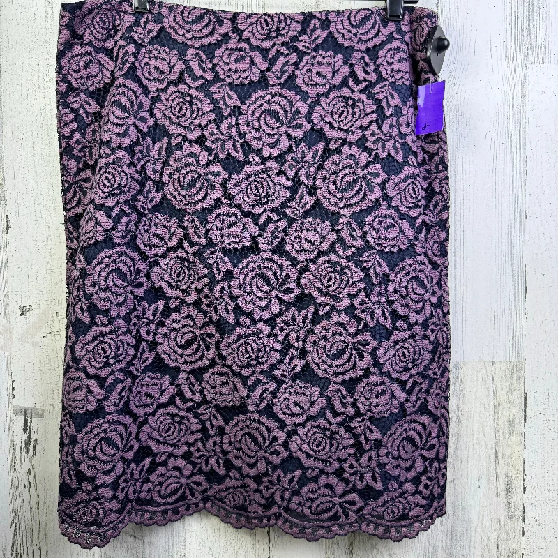 Today’s Deals, Tomorrow’s Regrets!Purple Skirt Mini & Short Ann Taylor, Size 12