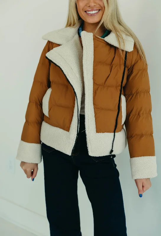 Save More When You Shop More!Rocky Puffer Jacket - Camel