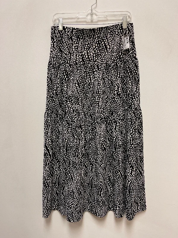 Find the Best Deals Here!Skirt Maxi By Simply Vera In Black & White, Size: 8
