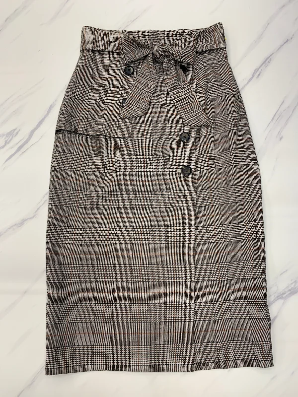Get It Before It’s Gone!Skirt Midi By Antonio Melani In Plaid Pattern, Size: 0
