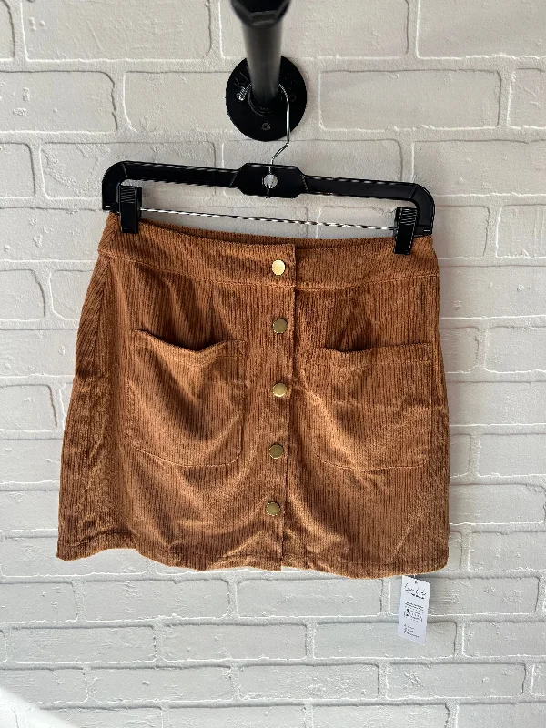 Shop Today, Save Tomorrow!Skirt Mini & Short By Cupshe In Brown, Size: 4