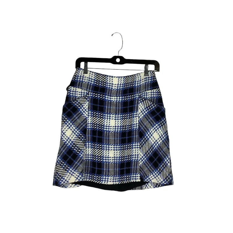Don't Miss Out!Skirt Mini & Short By Maeve In Blue, Size: 4