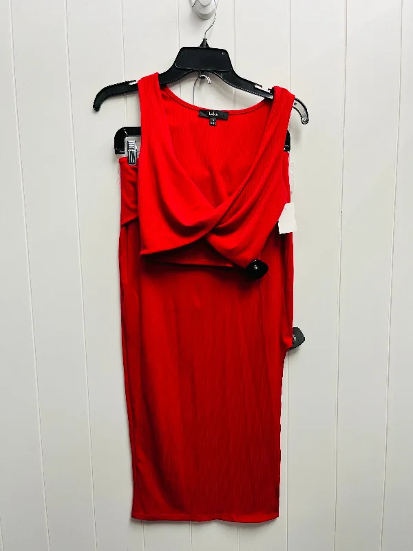 Limited-Time Price Drop!Skirt Set 2pc By Lulus In Red, Size: M