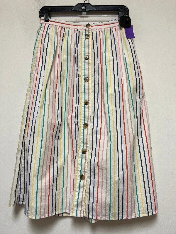 Great Deals, Just for You!Striped Pattern Skirt Midi J. Crew, Size 6