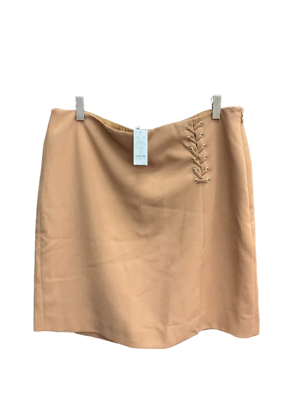 Shop Now and Save!Tan Skirt Mini & Short White House Black Market, Size 14
