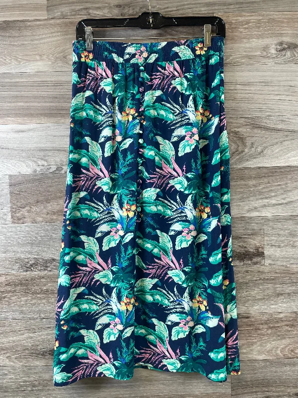 The Best Offers Are Here!Tropical Print Skirt Maxi Loft, Size Xs