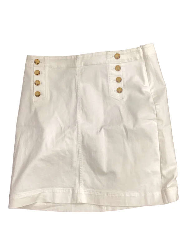 Best Price of the Season!White Skirt Midi Talbots, Size 16