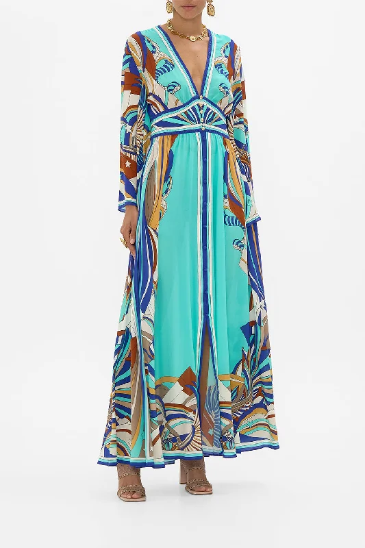 Limited-Time Price Drop!KIMONO SLEEVE DRESS WITH SHIRRING DETAIL OASIS ORACLE