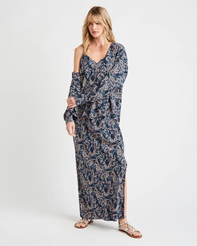 Price Drops You’ll Love!Alessandra Paisley Silk Dress