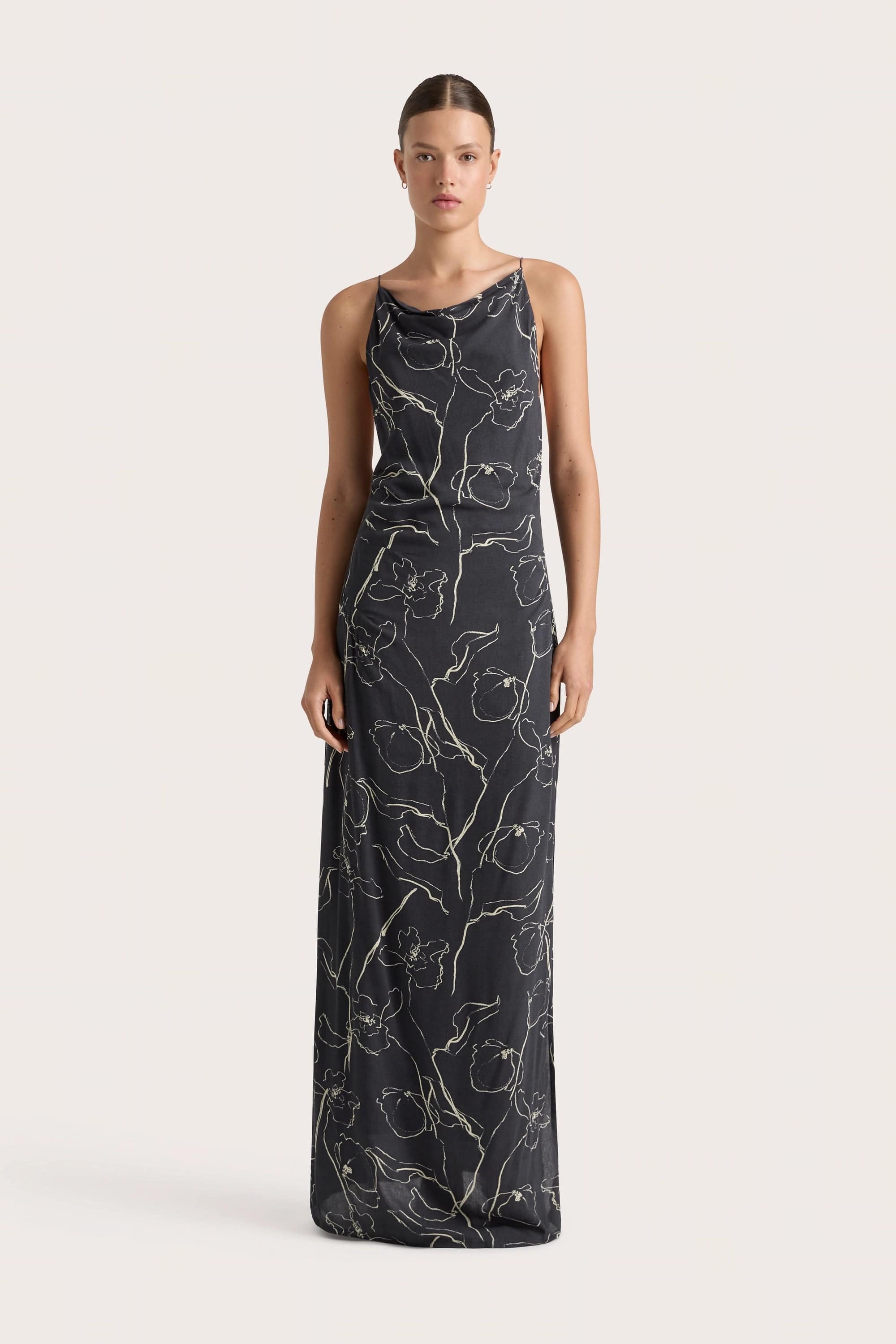 Incredible Savings Inside!Aurelie Maxi Dress Calla Charred Navy