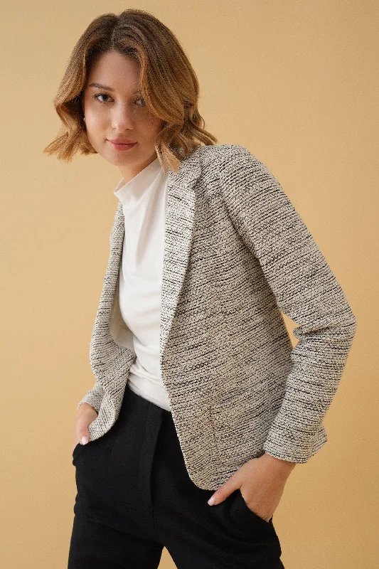 Don’t Wait – Deals Won’t Last!Belted Jacket - White Tweed