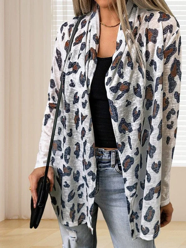 Limited Edition, Limited Price!Leopard Print Cardigan Jacket With Loose Fit For Women Limited Edition, Limited Price!Leopard Print Cardigan Jacket With Loose Fit For Women
