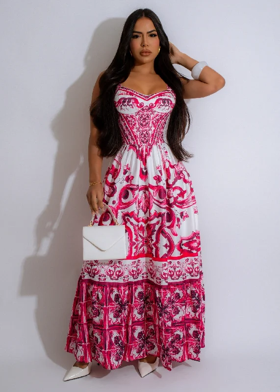The Sale You’ve Been Waiting For!Dainty Blossom Maxi Dress Red