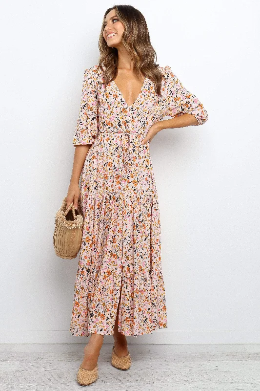 More Discounts, More Joy!Kelda Dress - Beige