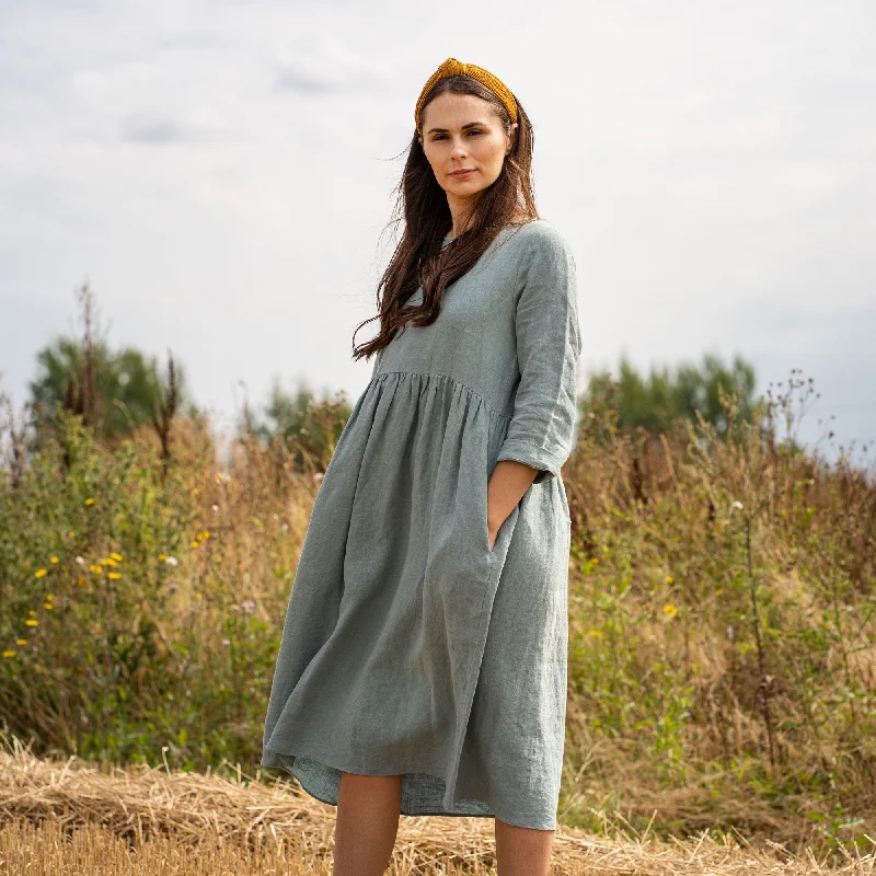 Score Huge Discounts Today!Smock Dress Lucy Mint Green
