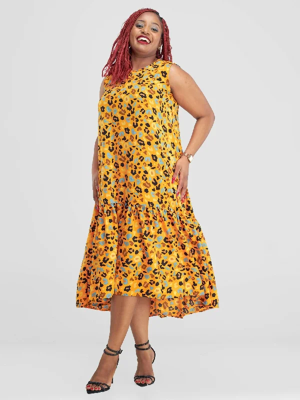 Find the Best Deals Here!Lizola Dallas Sleeveless Maxi Dress -Yellow / Black / Blue Prints Find the Best Deals Here!Lizola Dallas Sleeveless Maxi Dress -Yellow / Black / Blue Prints