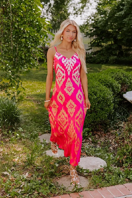 Snag the Best Prices Now!Make A Statement Satin Maxi Dress