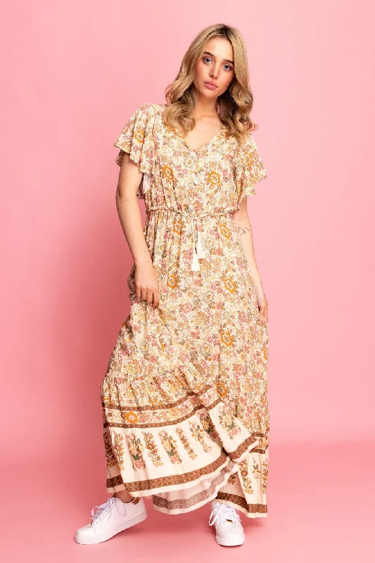 New Discounts Just Dropped!Sierra Maxi Dress Viscose Boho