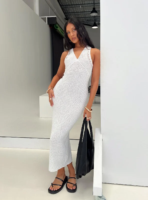 Save More When You Shop More!Nyman Maxi Dress White