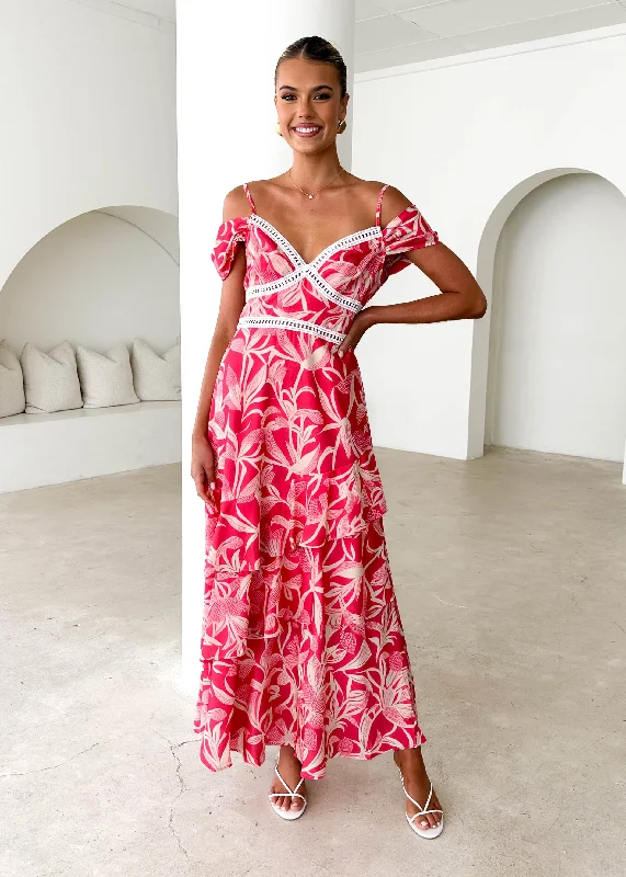 Savings You Can’t Ignore!Rebecca Maxi Dress - Watermelon Floral