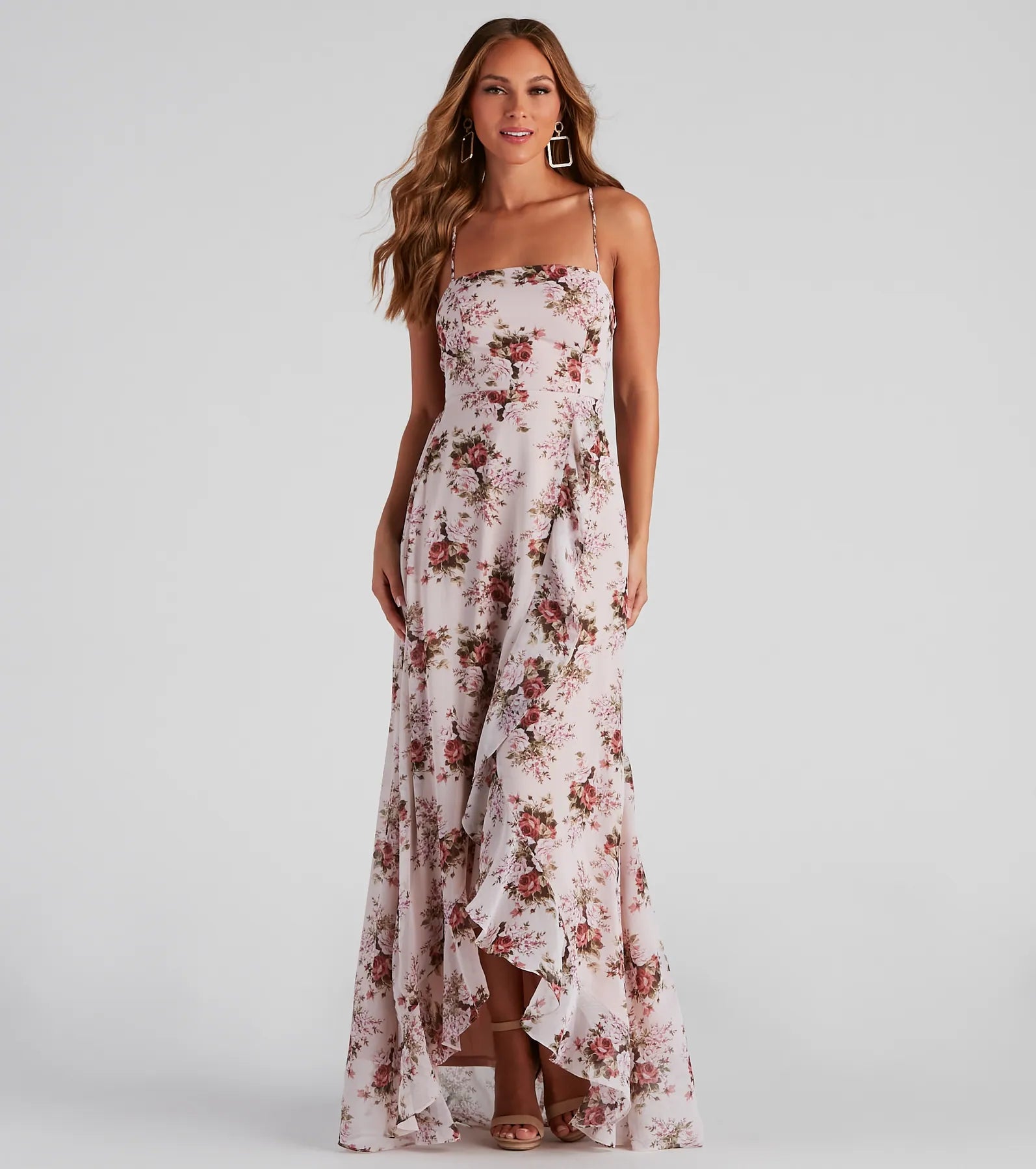 Limited Deals, Unlimited Savings!Rue Formal Floral Wrap Dress
